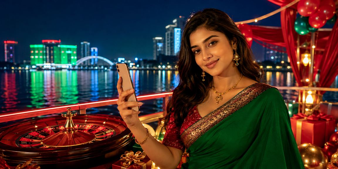 ঢাকায় রুলেট গেমের লাল-সবুজ আলোকসজ্জা